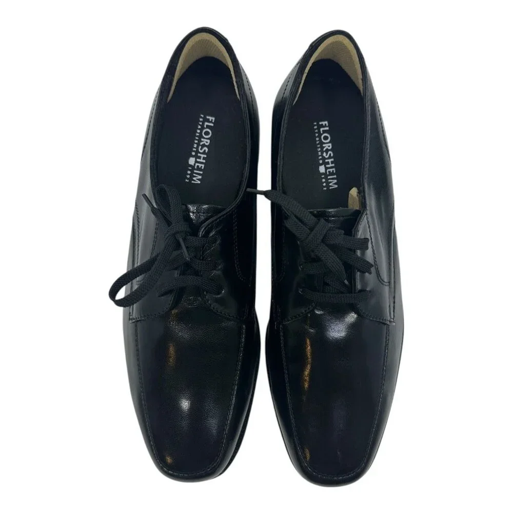 Florsheim Richfield, Men's‎ Size: 7 D, Ultimo Black Genuine Leather Upper NIB